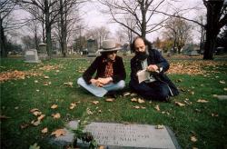 jimmorrisn:  Bob Dylan and Allen Ginsberg