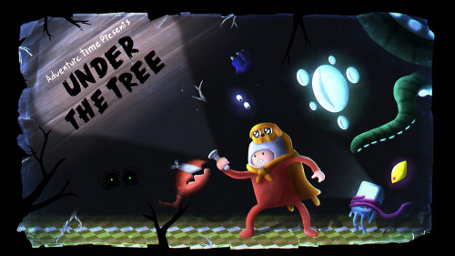 artistic-ramble:  Under the Tree - Titlle card design by Adrian D. painted by Adrian D. Premiers never since it’s a fake titlle card / fanart 