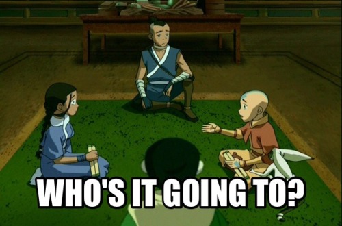 firenationandrecreation: Katara: How much does it cost to send a letter to the Fire Nation? Aang: Wh