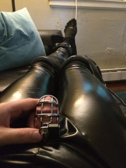 leather and rubber