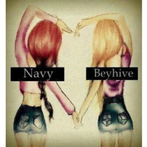 Navy and Beyhive #bey #beyonce #jayz #navy #rih #singleladies #sexy #diva #divas #omg #forever #frie