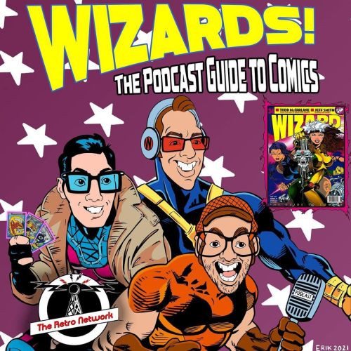 I updated the cover art for @wizards_comics podcast to include their new co-host @stevenstaples ! Th