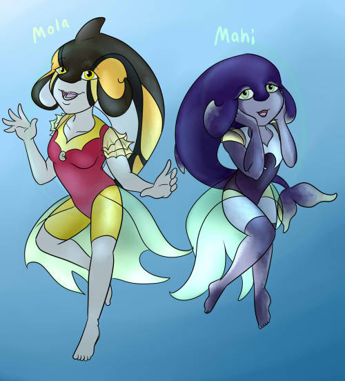 Mahi and Mola. then (2019) and now (2020). I think I’ve gotten much better at this!