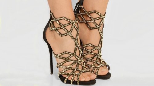 strappy heels