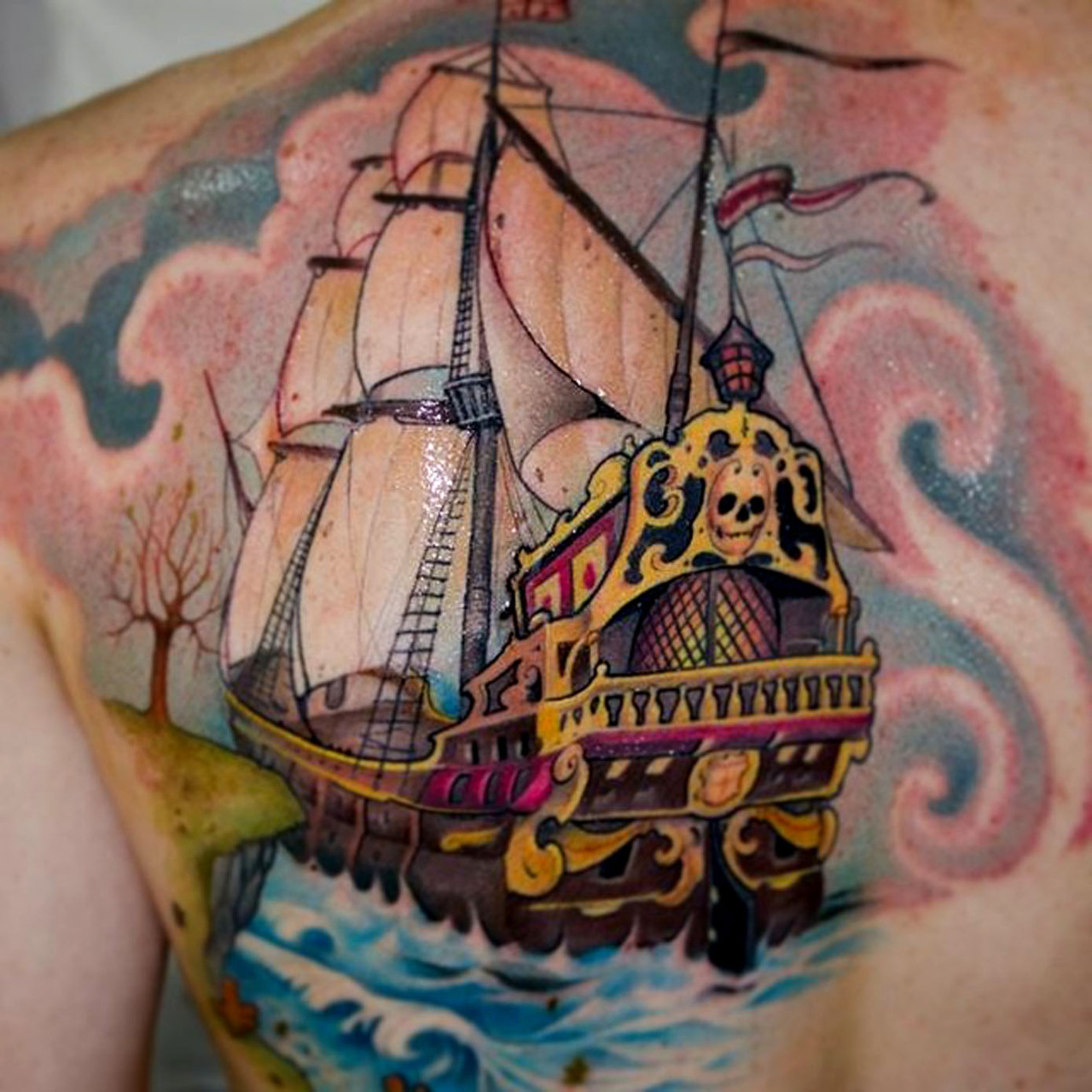 thievinggenius:  Tattoo done by Victor Chil. @victor_chil