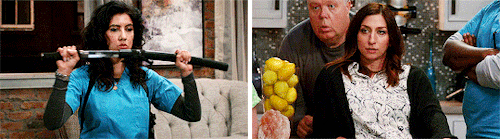 lvthored:gif request meme » anonymous asked:↳ favorite femslash ship (b99) gina linetti/rosa d
