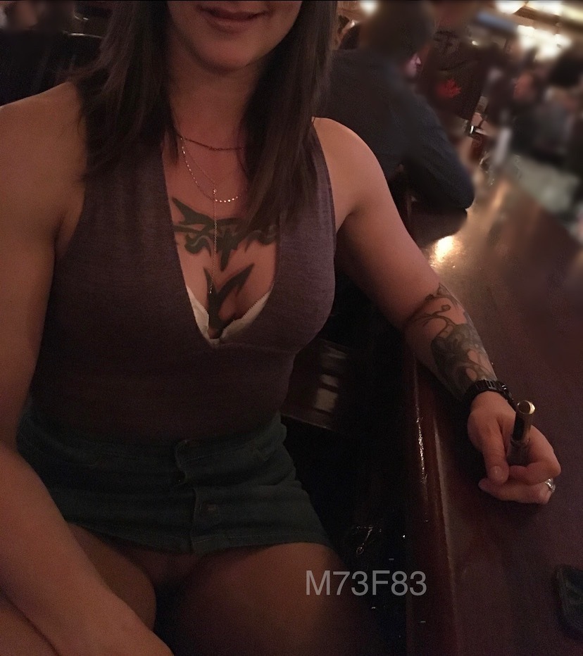 m73f83:My sexy and beautiful wife. What a devilish smile&hellip;.. she knows