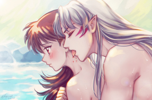 kay-i:Art © MeSesshomaru &amp; Rin © Rumiko Takahashi(all characters are adults)