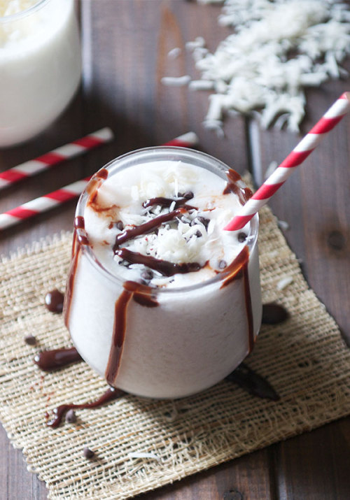 magicalfoodtime: (via Chocolate Coconut Milkshake-The Almond Eater)