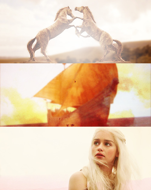 harrypottr:  She was Daenerys Stormborn, the Unburnt, khaleesi and queen, Mother of Dragons, slayer of warlocks, breaker of chains, and there was no one in the world that she could trust. 