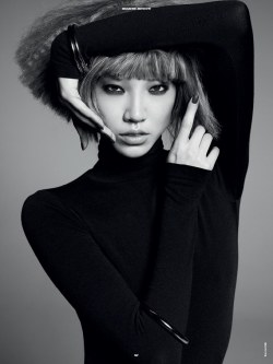 Black-White-Madness:  Madness:  Soo Joo Park, Styled By Yann Weber Magazine Antidote