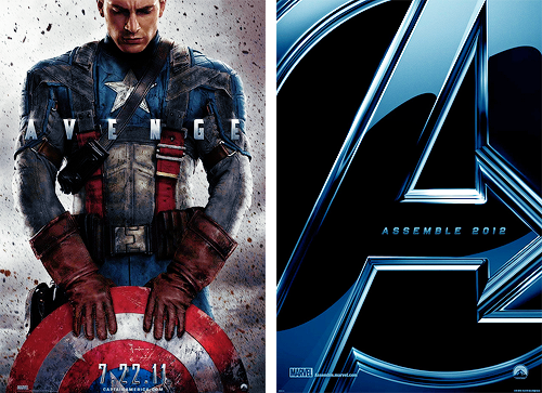 mickeyandcompany:  Teaser posters for Marvel Studios movies starring Iron Man and Captain America (2008 - 2016)