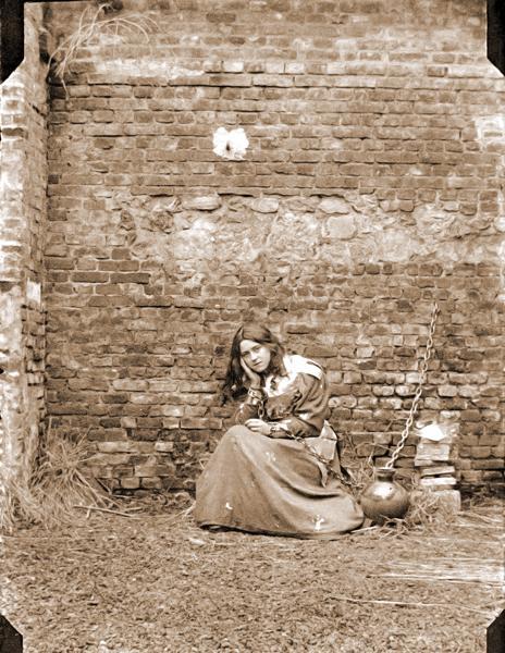 whiskeypapist:Saint  Thérèse of Lisieux portraying Joan of Arc in a play written by Thérèse herself.