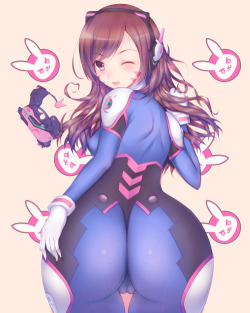 cute-girls-from-vns-anime-manga:    D.VA by  瞳  