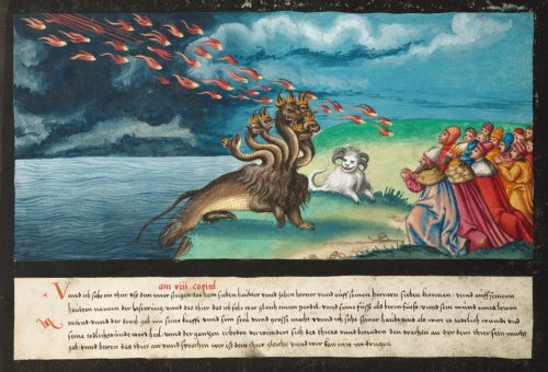 medievalengravings: The Book of Miracles - Augsburg, 1552. This unusual Roman manuscript was re