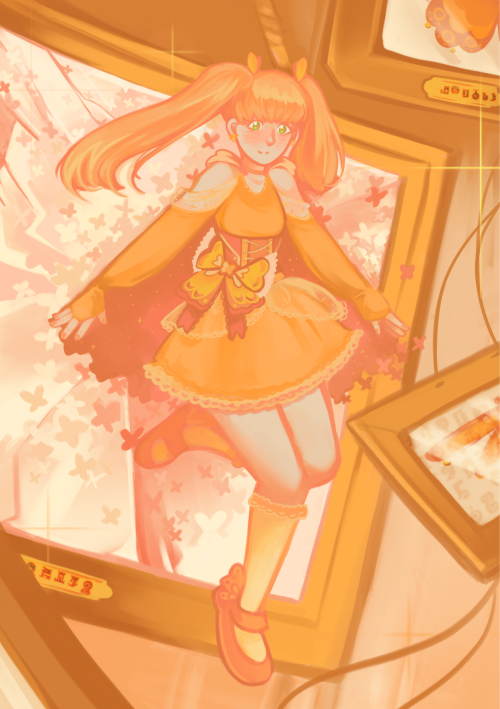 My Full Piece For PrisMagic By @dotzines Starring My OC Girlie As A Magical Girl