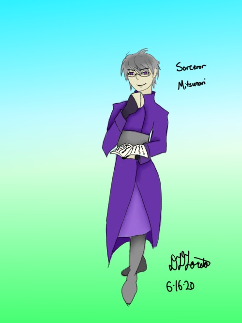 Part 3 of DnD Warlords! Sorcerer Mitsunari! pretty simple but I like it 