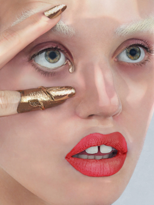stormtrooperfashion: Georgia May Jagger in “Beauty” by Daniel Sannwald for Garage Magazine #7, Fall/