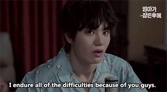 sungjongontop:  ‘To say something to my fans…’ 