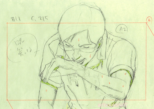 artbooksnat:  Ping Pong (ピンポン)Animation drawings from the emotional final episode of Ping Pong, selected from the art book titled Ping Pong Complete Works (Amazon US | JP).