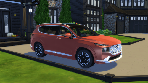 2021 Hyundai Santa Fe by LorySims Screenshots by @moderncrafterThe Adventurous Compact SUV CAR POLYC