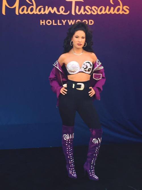 First images of the Selena wax figure!