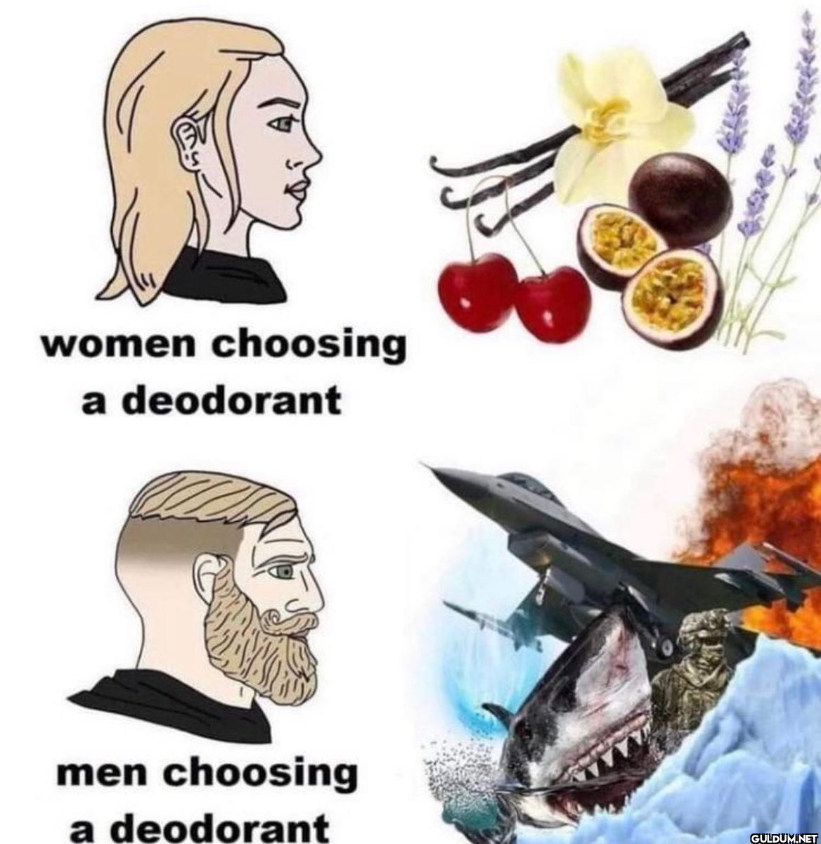 women choosing a deodorant...