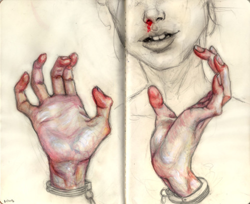 Dchudzyn aka Dylan (USA) - Cuffs, 2012   Drawings 