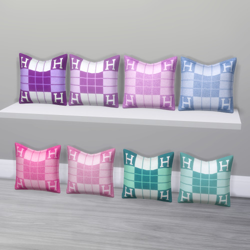 xplatinumxluxexsimsx: Hermès Avalon III Pillow 2 More swatches! (Patron requested)DOWNLOADPatreon ea