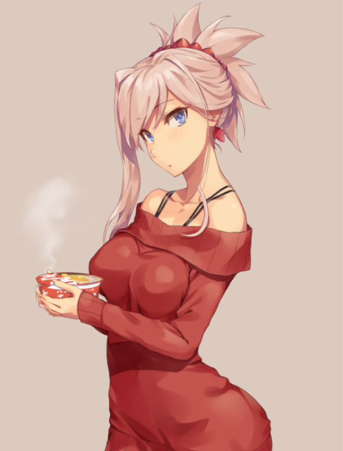 a-titty-ninja:  「立ち武蔵」 by しのん ๑ Permission to reprint was given by the artist ✔.