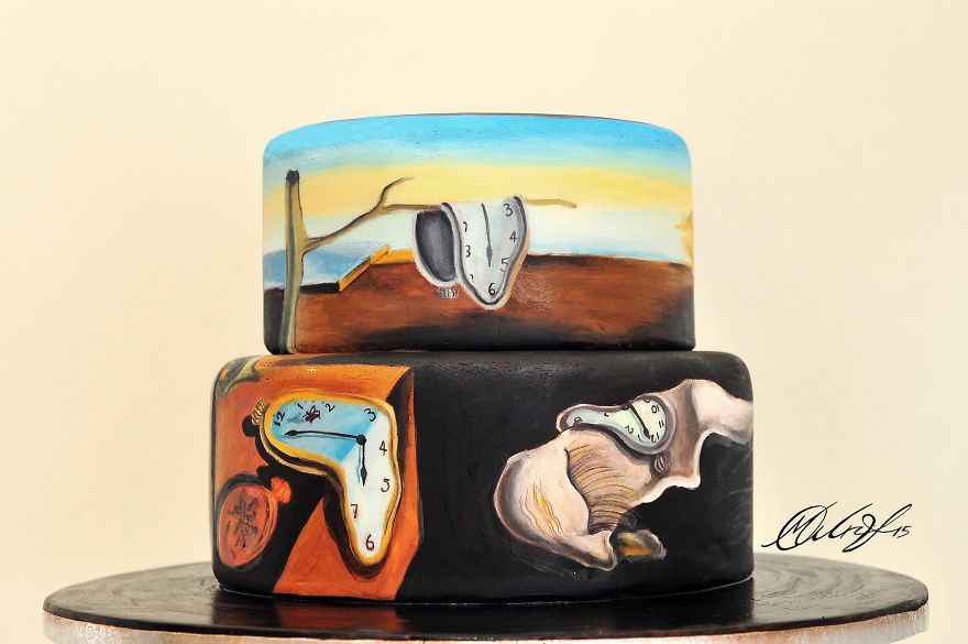 boredpanda:    I Recreate Famous Paintings On Cakes  