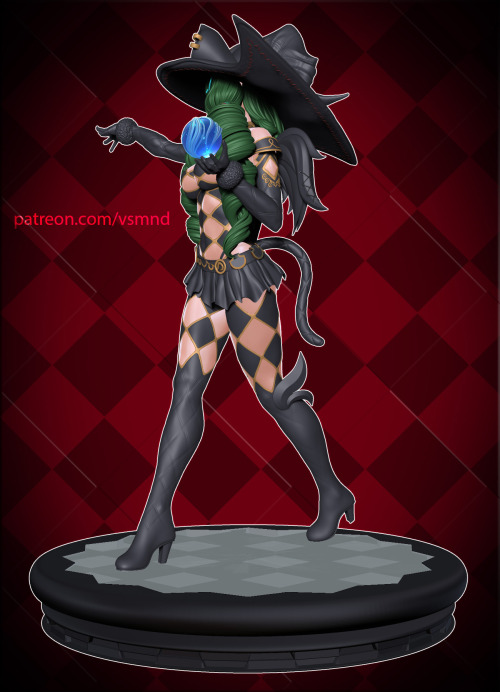 vis-mund: My 3rd sculpt and the last sculpt of 2016: Fiore Brunelli from Star Ocean 5, the winner of the character poll. It was a challenge, as well as a long and difficult task, primarily because of the costume complexity, its ridiculous design choices,