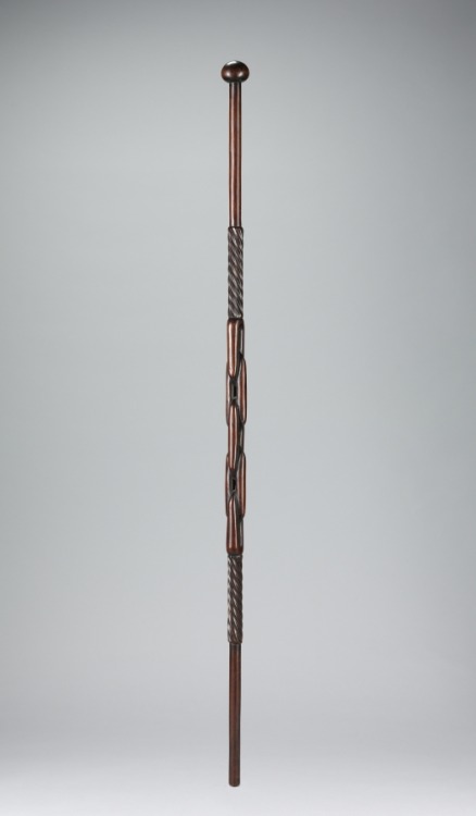 Prestige Staff, 1800s-1900s, Cleveland Museum of Art: African ArtSize: Overall: 116.8 cm (46 in.)Med