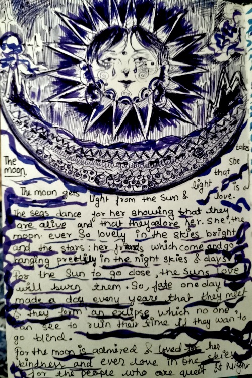 I Sketched The Moon And Wrote A Poem About Her