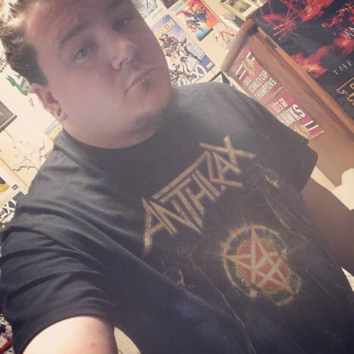 #anthrax #forallkings #metal #selfie #me #lippiercing #bandshirt