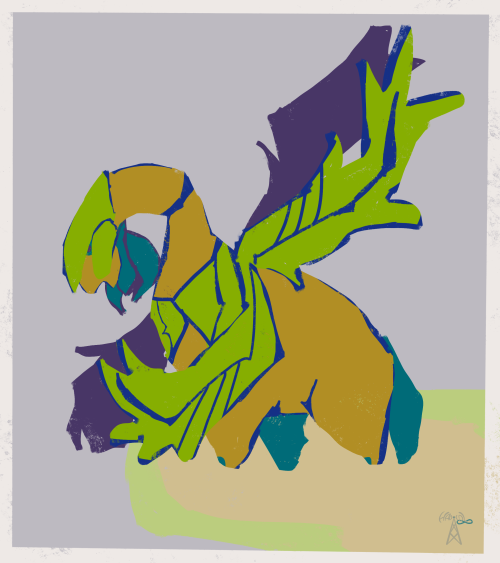 cheir: a dated tropius - fun with limited palettes 