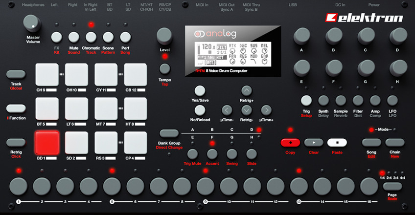 geekydisco:  Elektron Analog RYTM