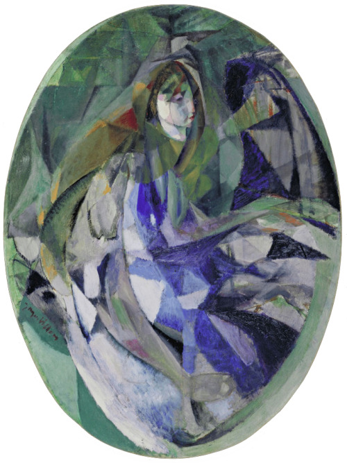 artist-villon: Girl at the Piano (Fillette au piano), 1912, Jacques Villon