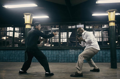 theblindninja:    Donnie Yen and Mike Tyson in Ip Man 3 （葉問3）  Martial Arts In Cinema  