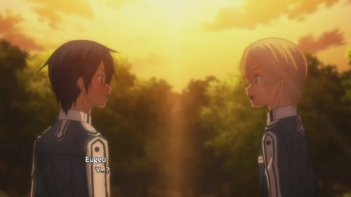 kiri-thirsty: Rising Steel Kirito &amp; Eugeo training duel BUT MAKE IT GAY(ER)