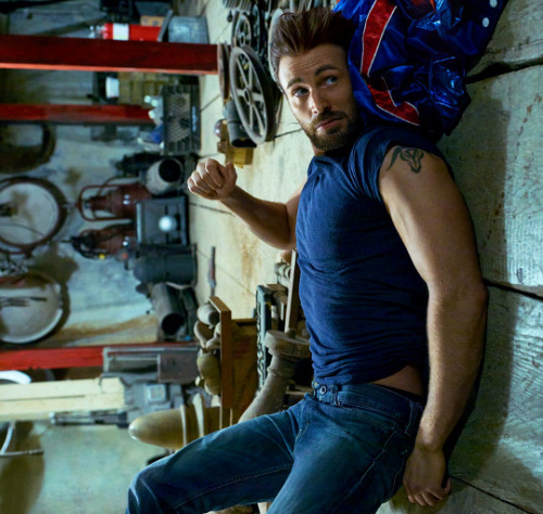barnesjames:Chris Evans photographed by Peggy Sirota.