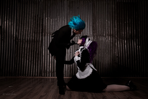 ~Maid & Butler ~Konfu as Hisoka (she´s awesome,right? best Hisoka I´ve ever seen!)Me as MachiPho