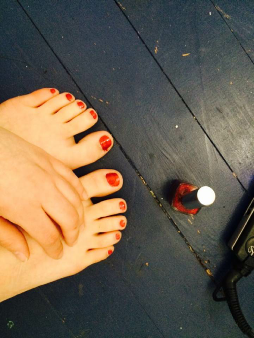 Love her toes, and other parts too