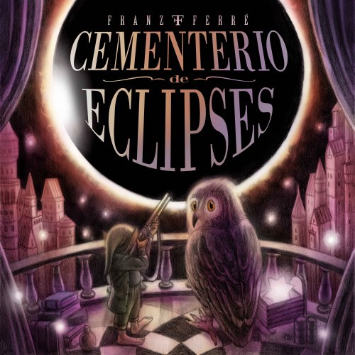 Cementerio de Eclipses (Eclipse Cemetery)Album artwork for Franz Ferré, chilean rapper. 