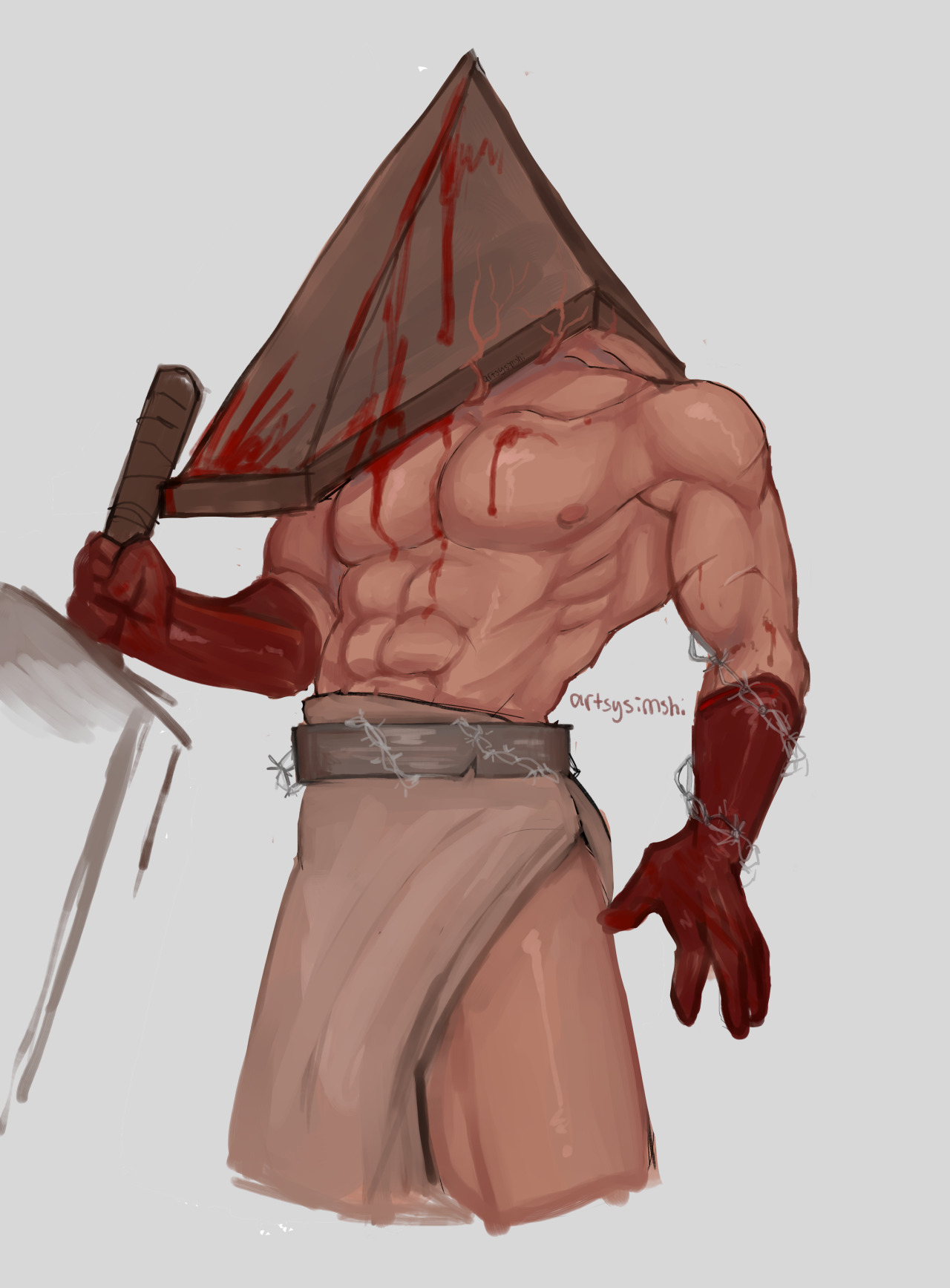 SIMMY — horny on main for pyramid head