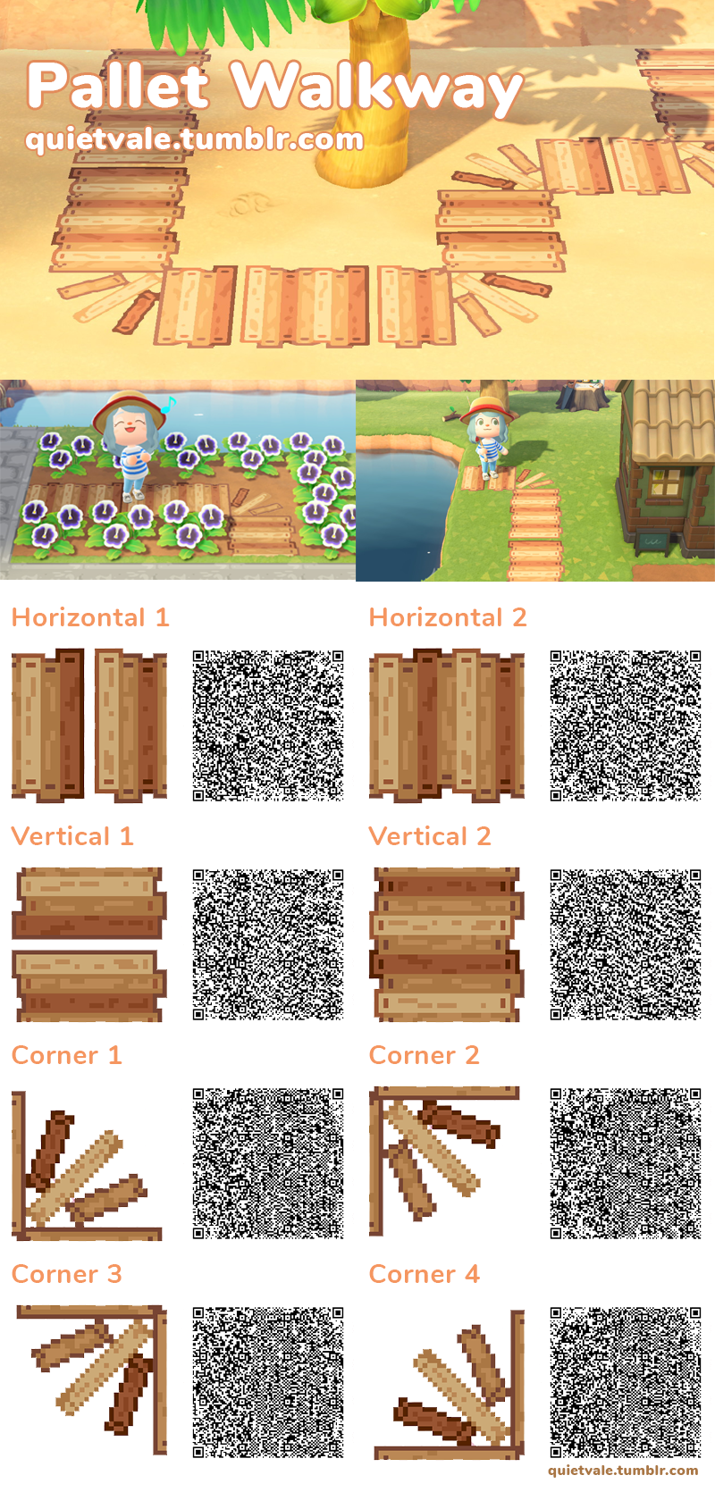 Quiet Vale — Made a set of Pallet Walkway paths! They're best...