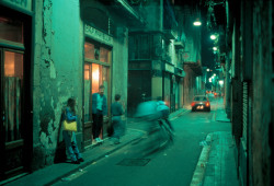 unrar:    Spain, Barcelona 1998. Barrio Chino street scene,  David Alan Harvey. 