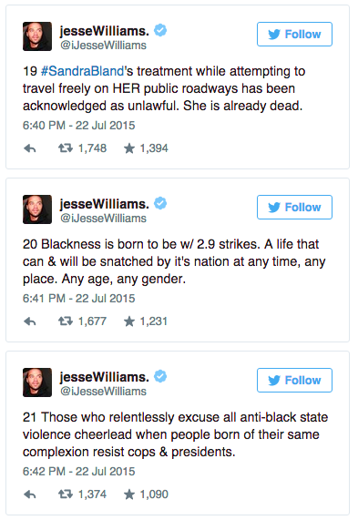 Sex salon:  Read Jesse Williams’ epic Twitter pictures