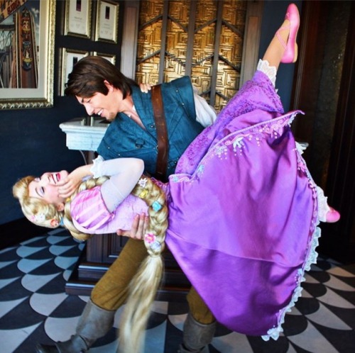 runningracingdancingchasing: Rapunzel and Eugene being SO ADORABLE I CAN’T HANDLE IT.Via Morgan Hall