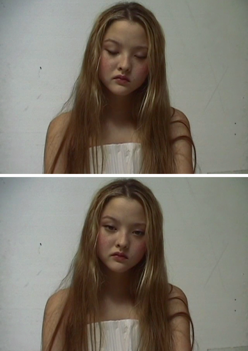 spring1999:devon aoki in “more beautiful women” by nick knight, 2002 (x)The models are denied the st